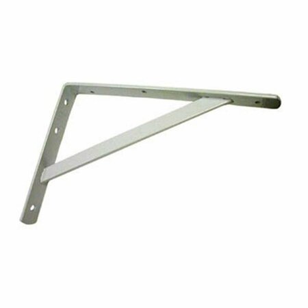 DENDESIGNS 0.25 x 10.6 x 15.6 in. 1200 lbs L-Bracket, Titanium DE2585082